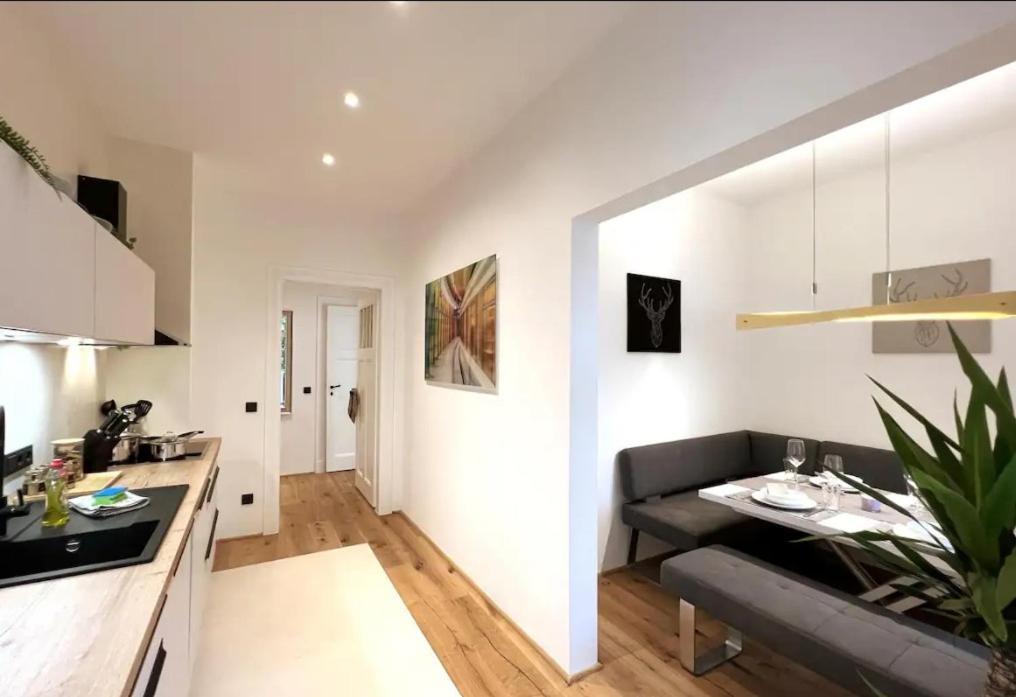 Soul-Apartment Balkon Privatparkplatz 2 Boxspringbetten 55Zoll Tv Wlan Лейпциг Екстер'єр фото