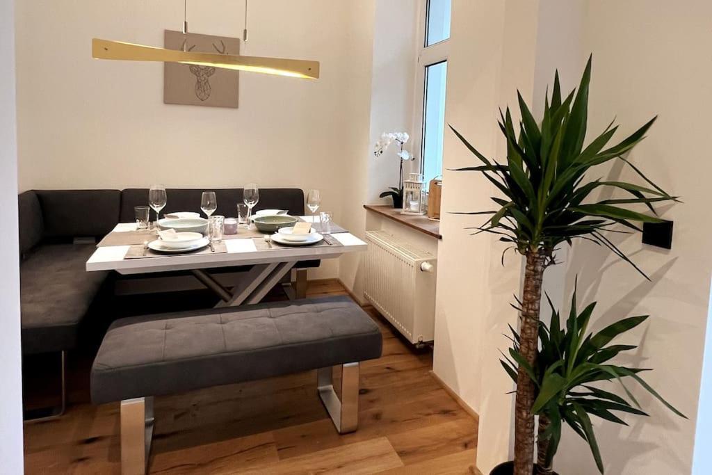 Soul-Apartment Balkon Privatparkplatz 2 Boxspringbetten 55Zoll Tv Wlan Лейпциг Екстер'єр фото