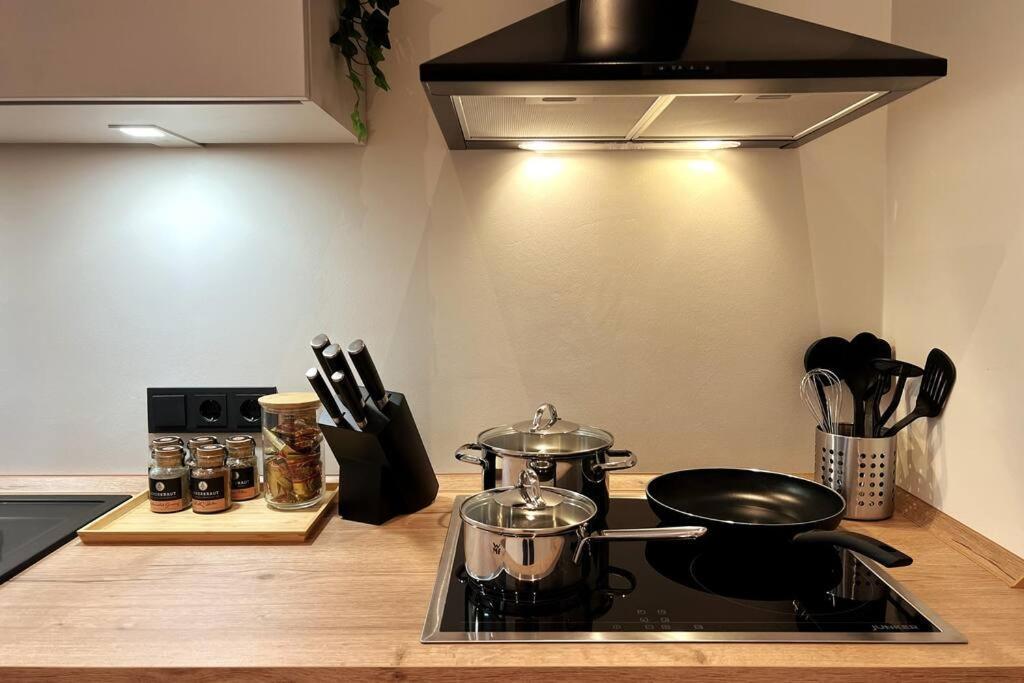 Soul-Apartment Balkon Privatparkplatz 2 Boxspringbetten 55Zoll Tv Wlan Лейпциг Екстер'єр фото