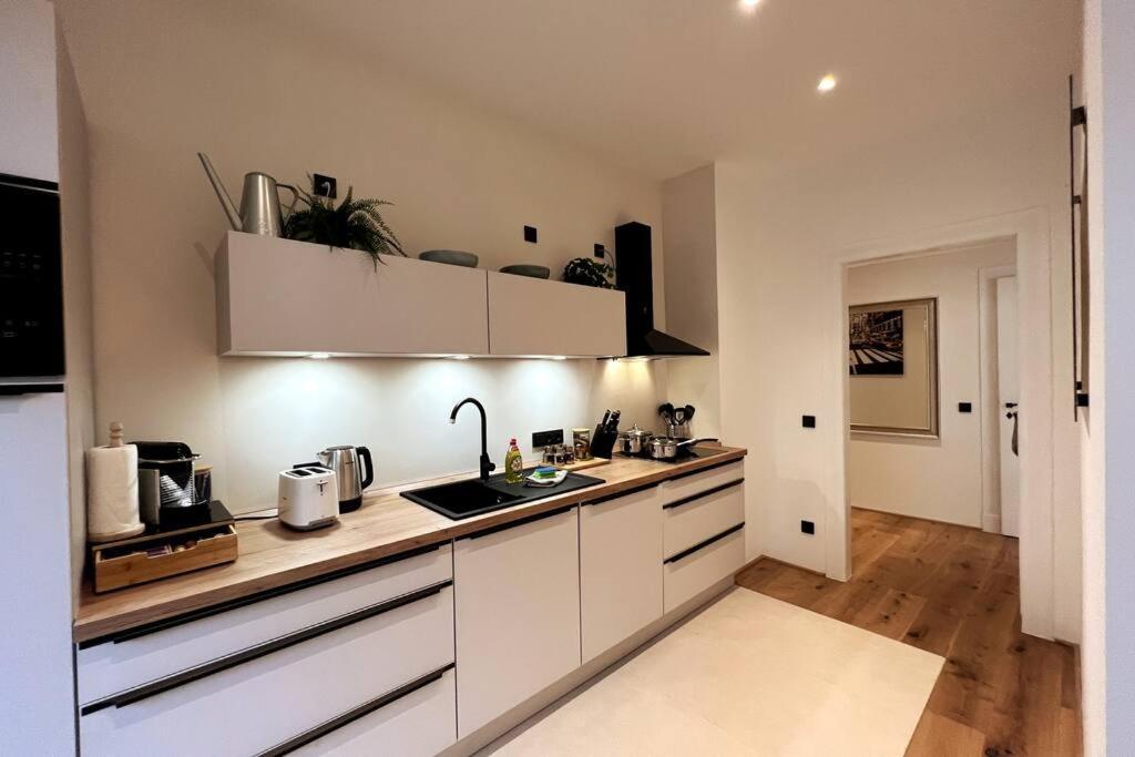 Soul-Apartment Balkon Privatparkplatz 2 Boxspringbetten 55Zoll Tv Wlan Лейпциг Екстер'єр фото