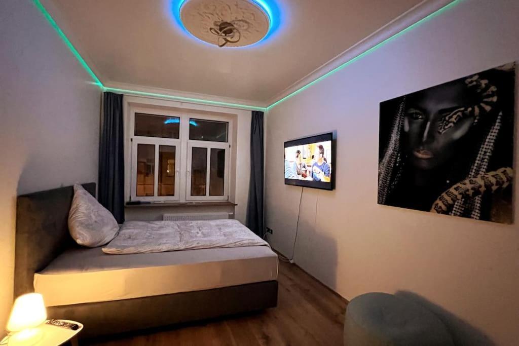 Soul-Apartment Balkon Privatparkplatz 2 Boxspringbetten 55Zoll Tv Wlan Лейпциг Екстер'єр фото